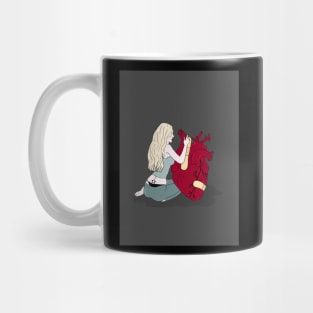 Anatomy heart design Mug